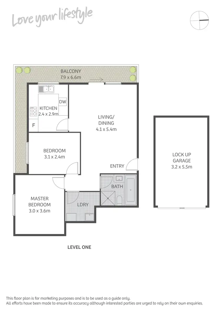 Floorplan of Homely apartment listing, 17/292 Chalmers Street, Redfern NSW 2016