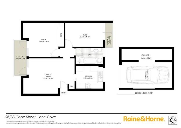 Floorplan of Homely apartment listing, 28/38 Cope Street, Lane Cove NSW 2066