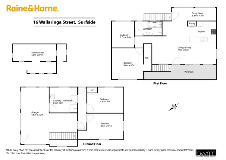 Floorplan of Homely house listing, 16 Wallaringa Street, Surfside NSW 2536