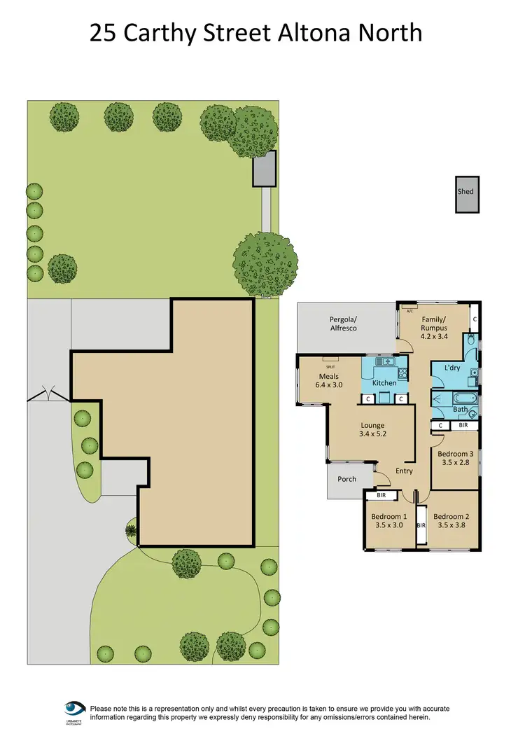 Floorplan of Homely house listing, 25 Carthy Street, Altona North VIC 3025