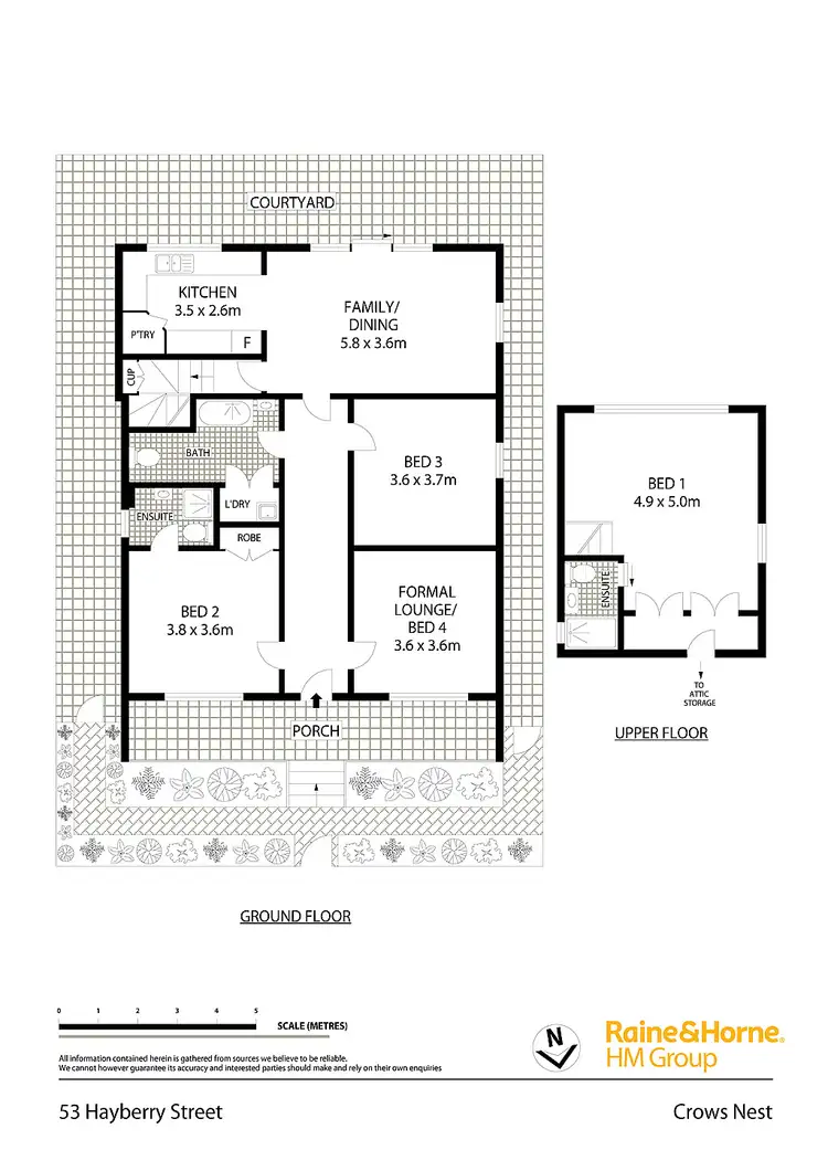 Floorplan of Homely house listing, 53 Hayberry Street, Crows Nest NSW 2065