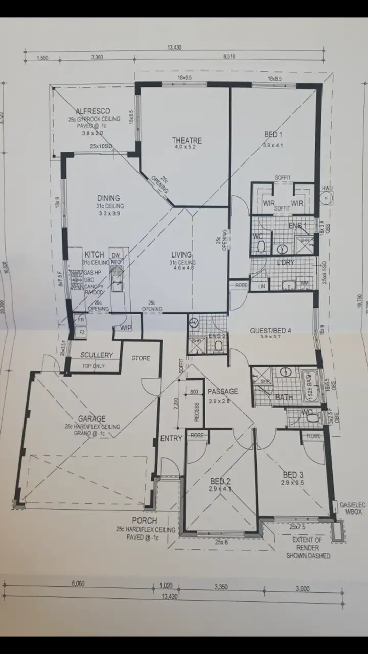 Floorplan of Homely house listing, 45 Larimar Pde, Byford WA 6122