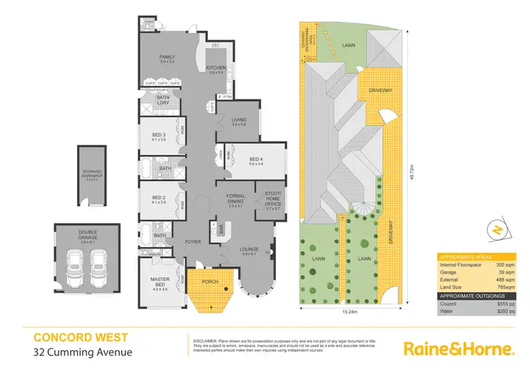 Floorplan of Homely house listing, 32 Cumming Avenue, Concord West NSW 2138