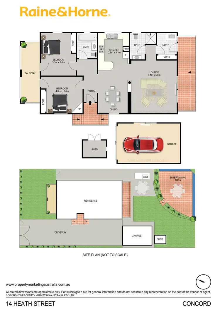 Floorplan of Homely house listing, 14 Heath Street, Concord NSW 2137