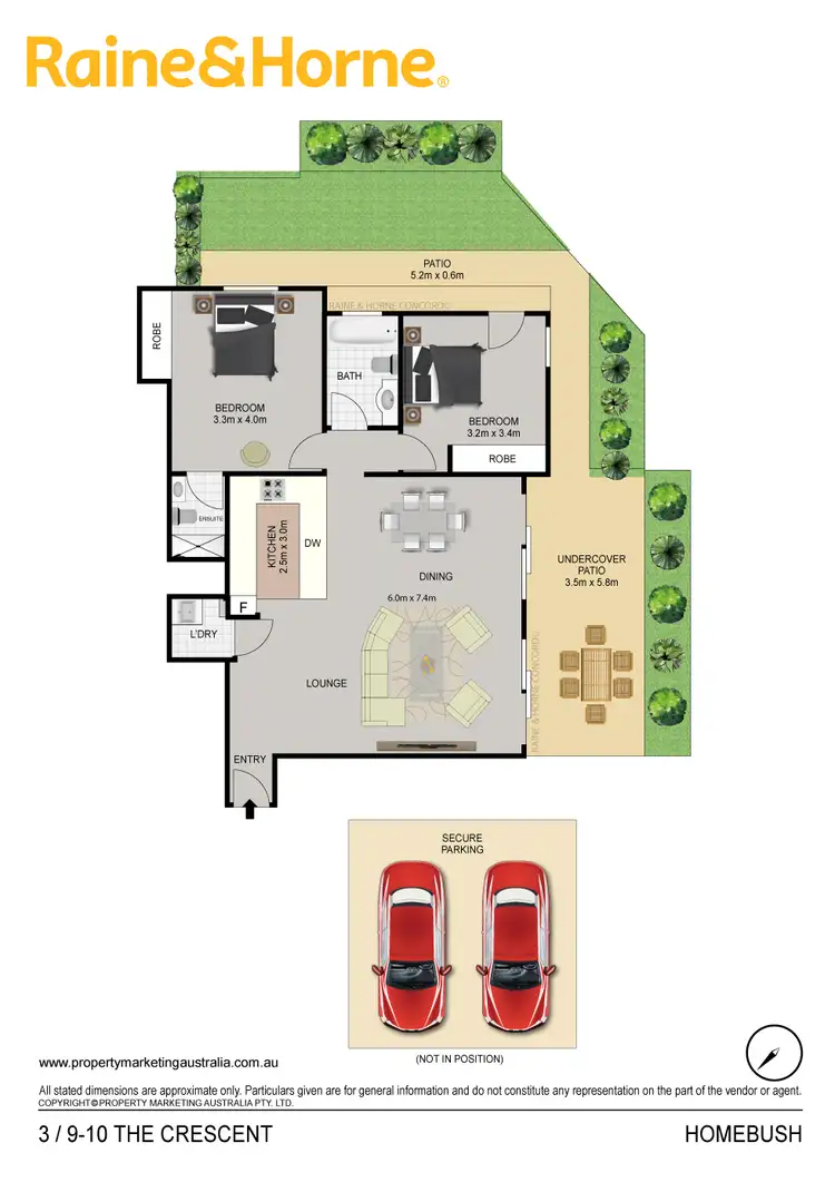 Floorplan of Homely apartment listing, 3/9-10 The Crescent, Homebush NSW 2140