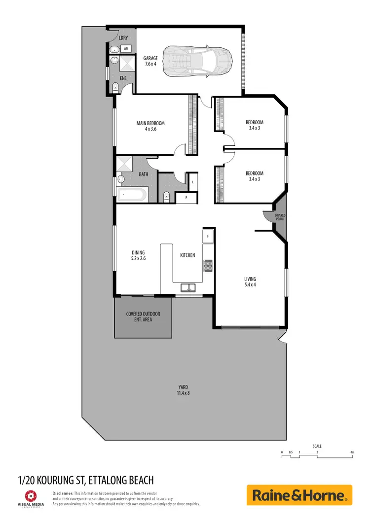 Floorplan of Homely villa listing, 20 Kourung Street, Ettalong Beach NSW 2257