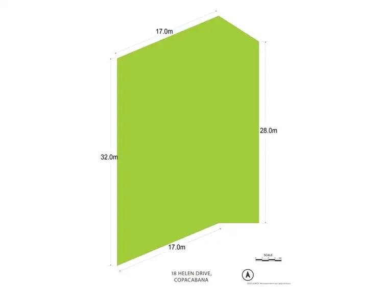 Floorplan of Homely land listing, 18 Helen Drive, Copacabana NSW 2251