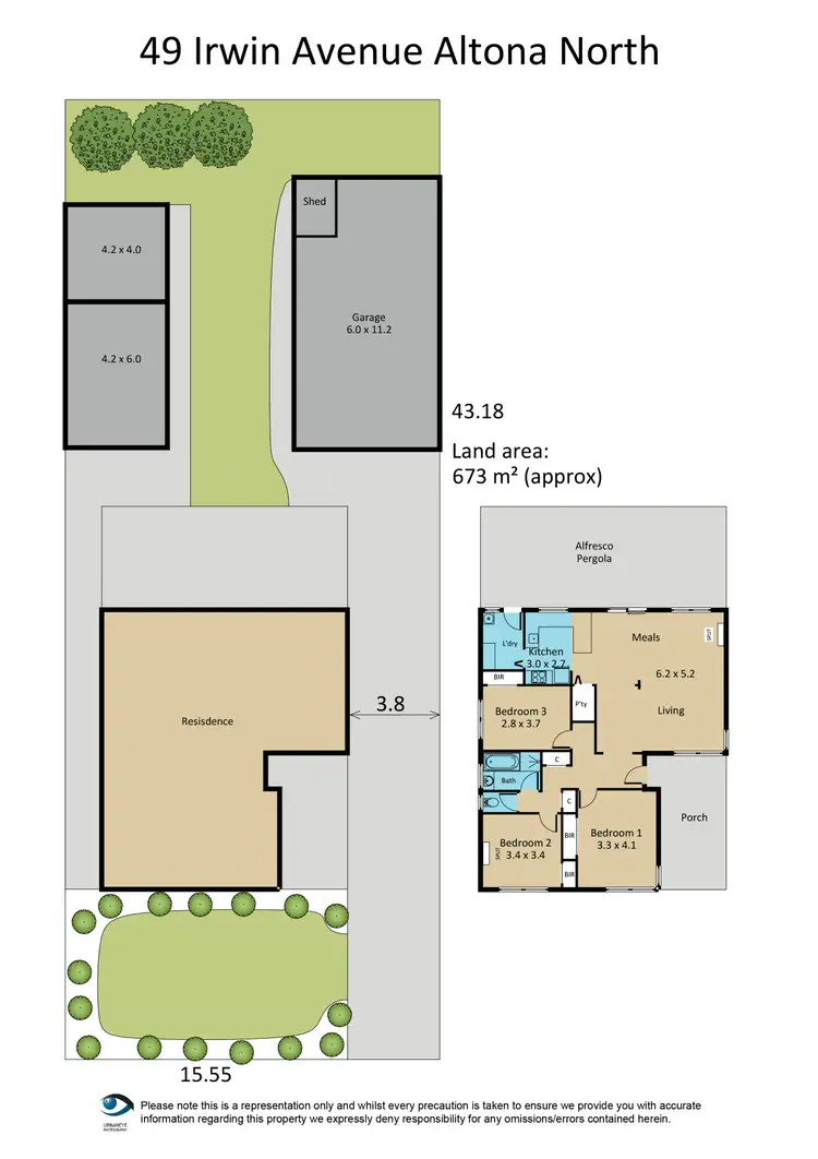 Floorplan of Homely house listing, 49 Irwin Avenue, Altona North VIC 3025