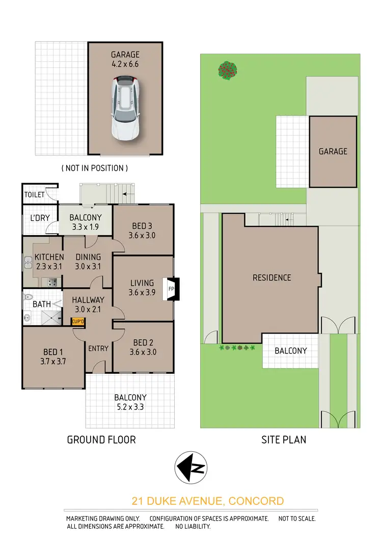 Floorplan of Homely house listing, 21 Duke Avenue, Concord NSW 2137