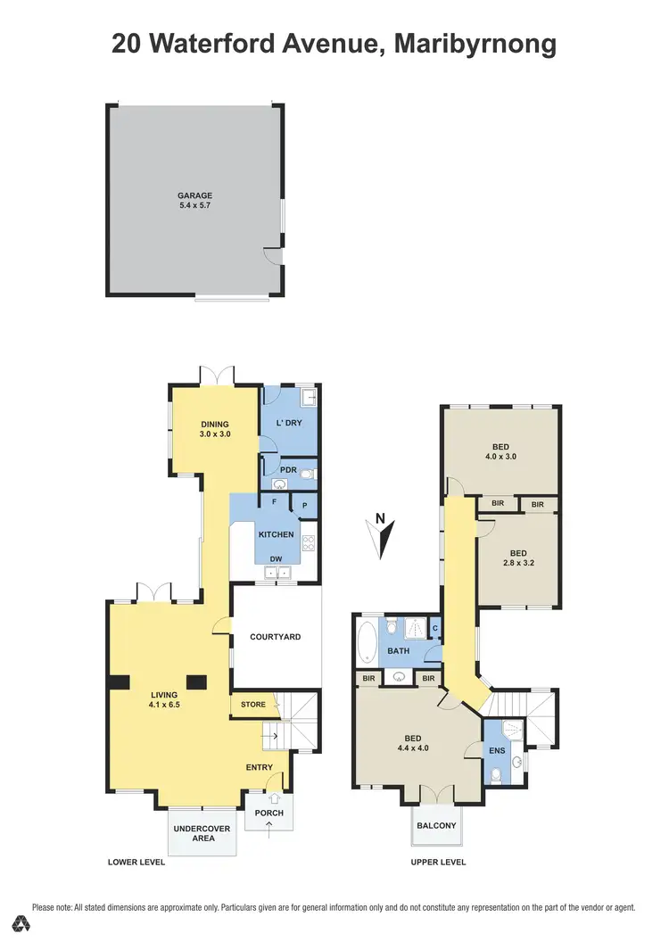 Floorplan of Homely house listing, 20 Waterford Avenue, Maribyrnong VIC 3032