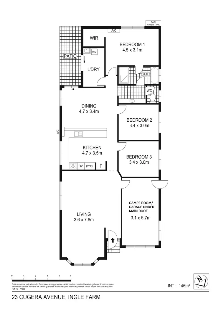 Floorplan of Homely house listing, 23 Cugera Avenue, Ingle Farm SA 5098