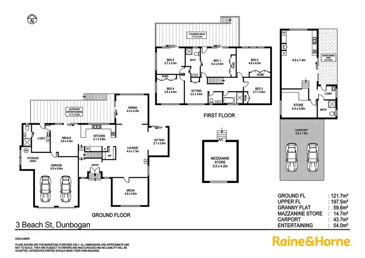 Floorplan of Homely house listing, 3 Beach Street, Dunbogan NSW 2443