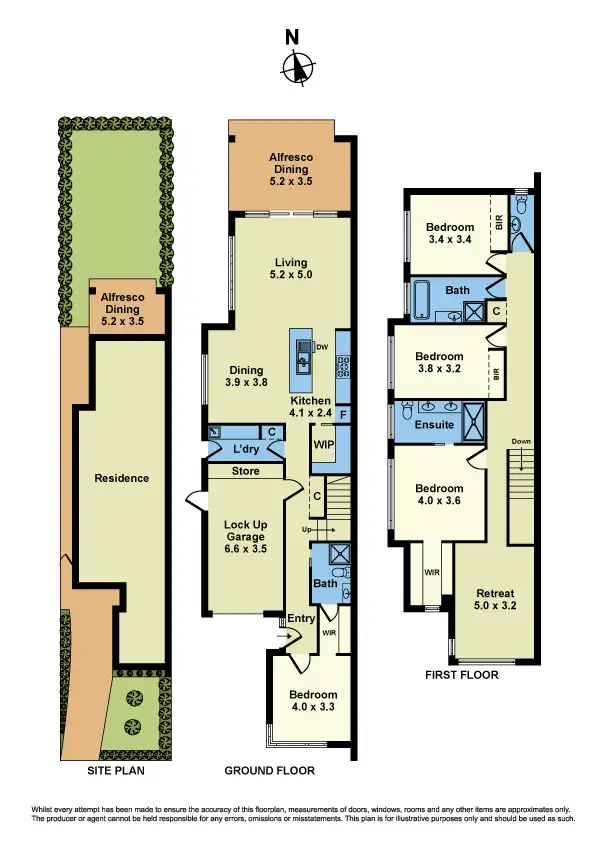 Floorplan of Homely house listing, 12a Kookaburra Street, Altona VIC 3018