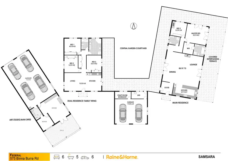 Floorplan of Homely house listing, 575 Binna Burra Road, Federal NSW 2480