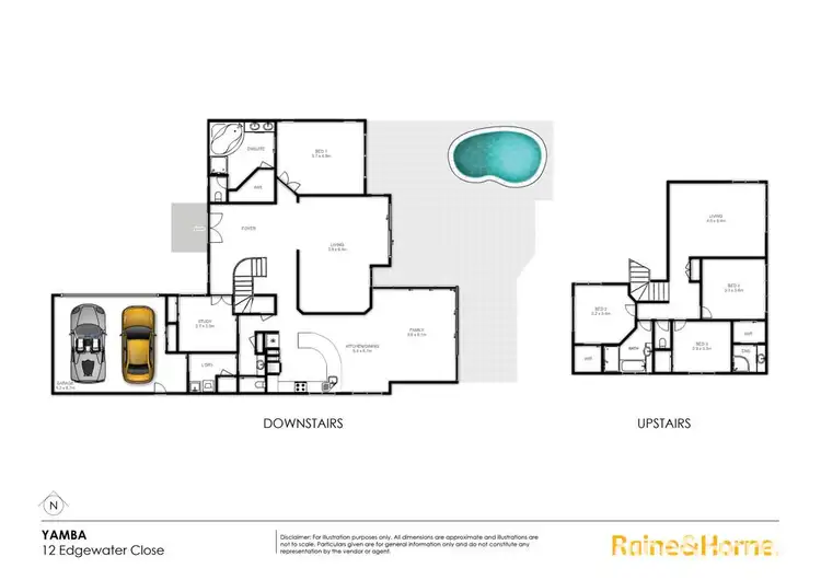 Floorplan of Homely house listing, 12 Edgewater Close, Yamba NSW 2464