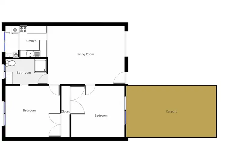 Floorplan of Homely villa listing, 43/129 NORTH ROAD, Woodridge QLD 4114