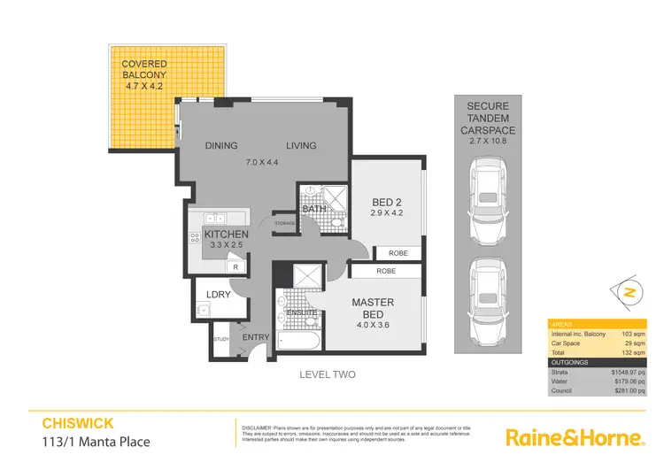 Floorplan of Homely apartment listing, 113/1 Manta Place, Chiswick NSW 2046