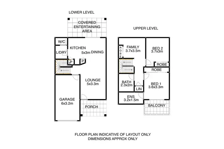Floorplan of Homely townhouse listing, 18/6 MACTIER DRIVE, Boronia Heights QLD 4124