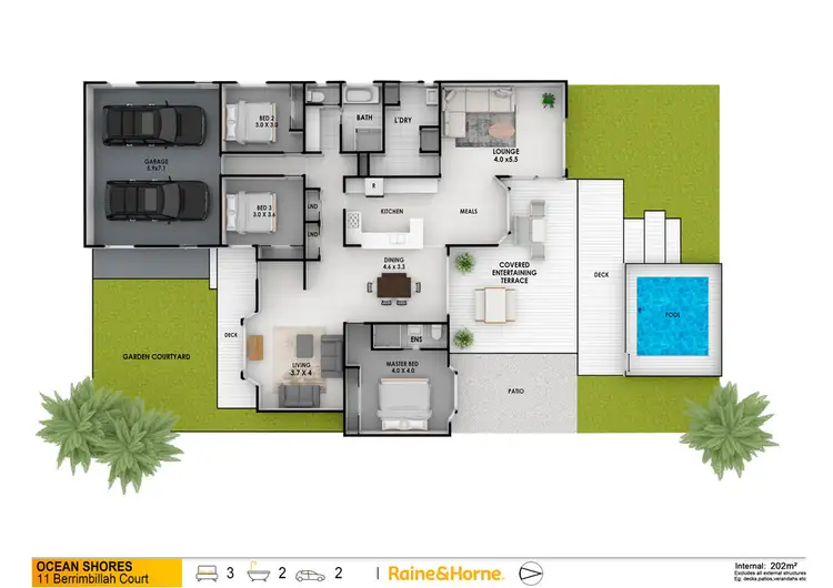 Floorplan of Homely house listing, 11 Berrimbillah Court, Ocean Shores NSW 2483
