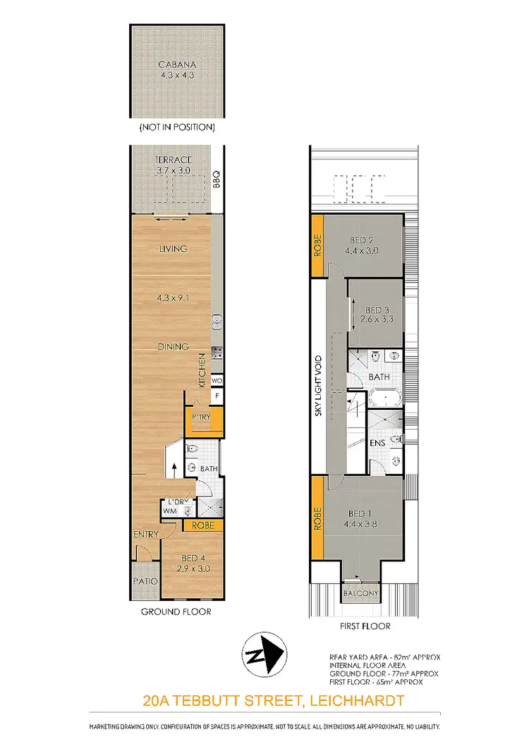 Floorplan of Homely house listing, 20A Tebbutt Street, Leichhardt NSW 2040
