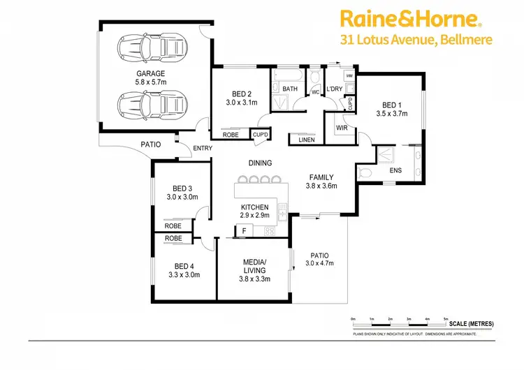 Floorplan of Homely house listing, 31 LOTUS AVENUE, Bellmere QLD 4510