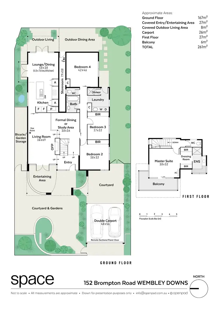 Floorplan of Homely house listing, 152 Brompton Road, Wembley Downs WA 6019