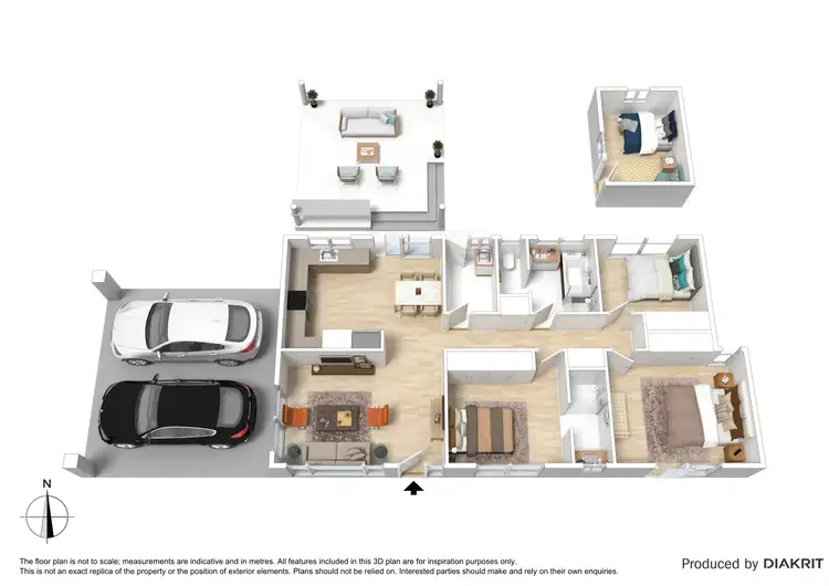 Floorplan of Homely house listing, 6 Villawood Drive, Hastings VIC 3915