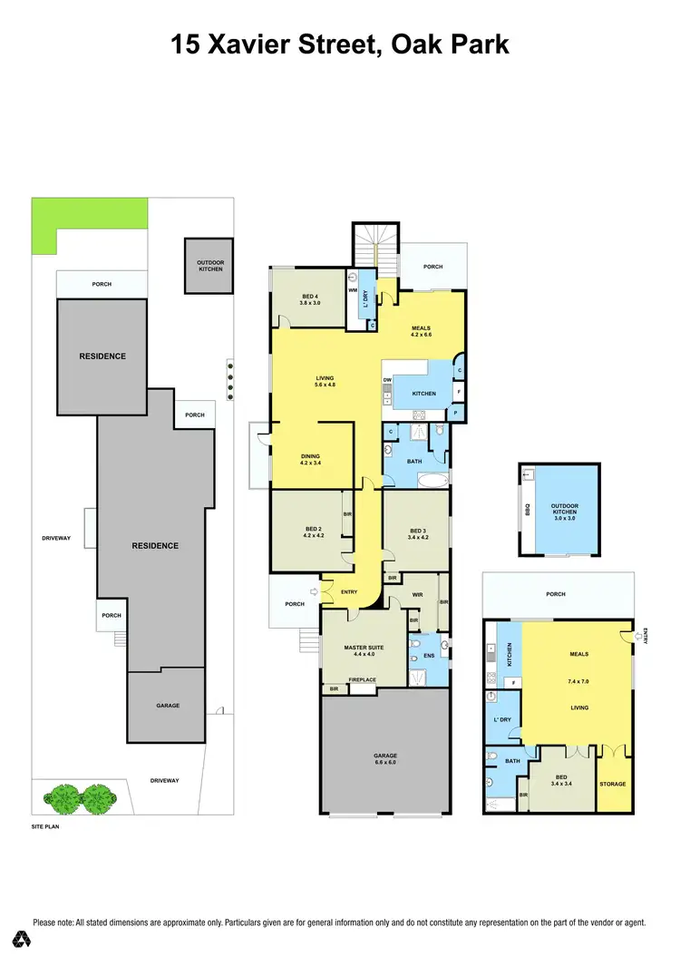 Floorplan of Homely house listing, 15 Xavier Street, Oak Park VIC 3046