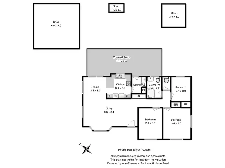Floorplan of Homely house listing, 164 Carlton River Road, Carlton TAS 7173