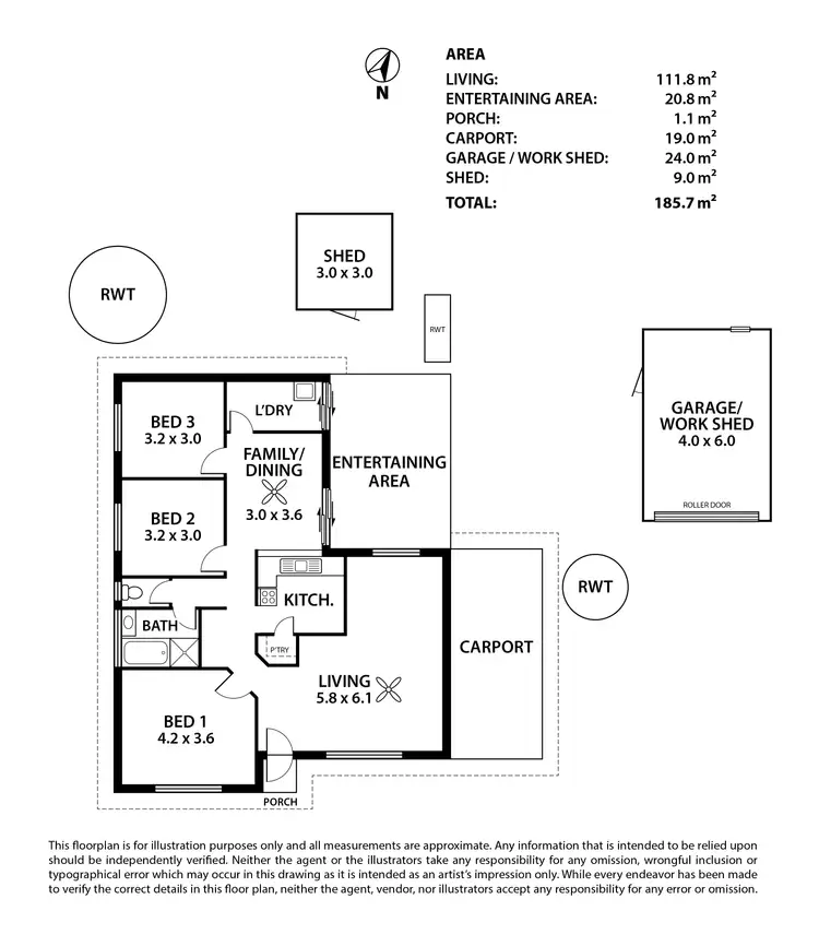 Floorplan of Homely house listing, 3 Gressford Lane, Strathalbyn SA 5255