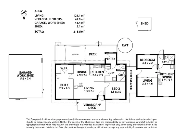 Floorplan of Homely house listing, 11 Clayton Street, Clayton Bay SA 5256
