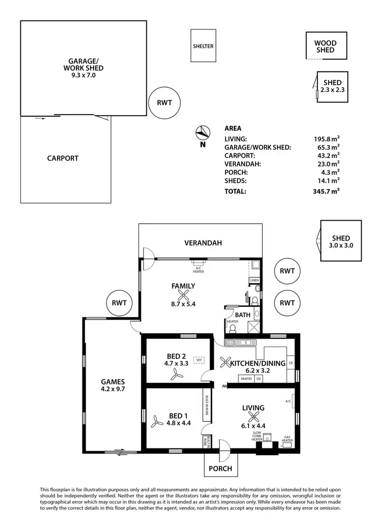 Floorplan of Homely house listing, 4 Lang Street, Milang SA 5256