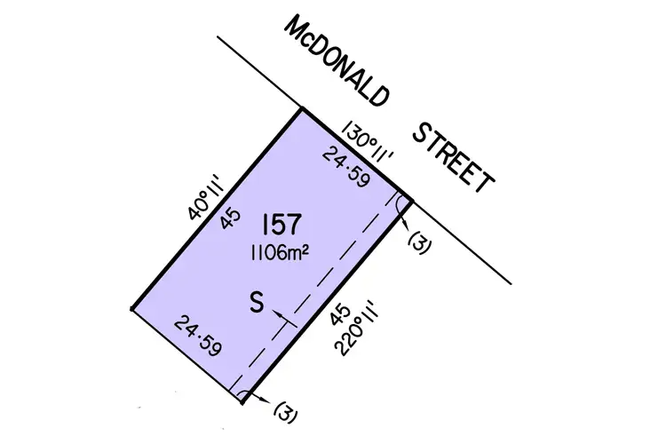 Floorplan of Homely land listing, Lot 157 McDonald Street, Milang SA 5256