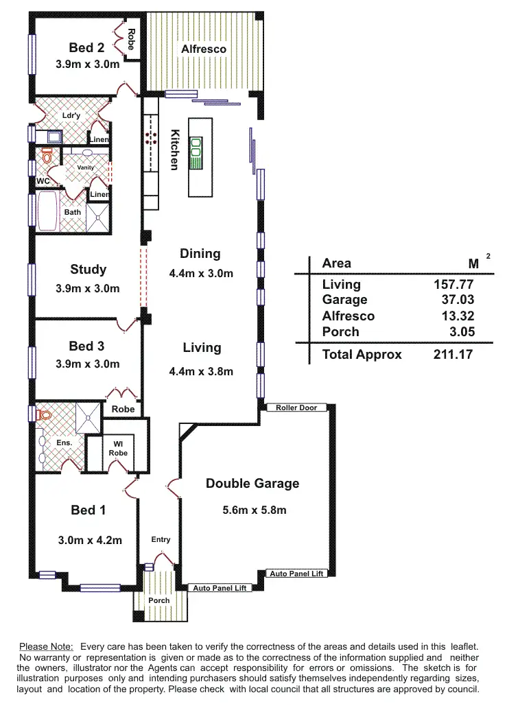 Floorplan of Homely house listing, 51 St Andrews Drive, Strathalbyn SA 5255