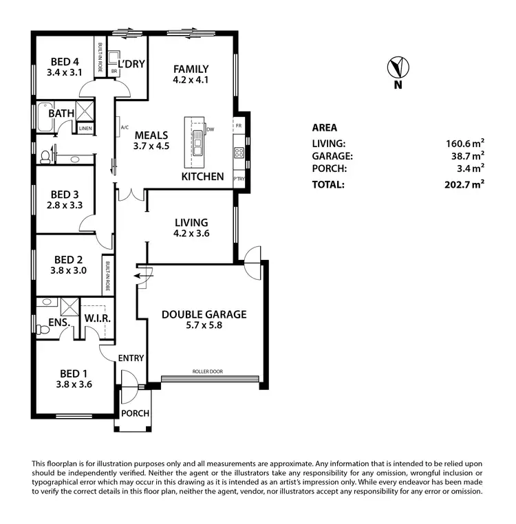 Floorplan of Homely house listing, 32 Megan Circuit, Nairne SA 5252