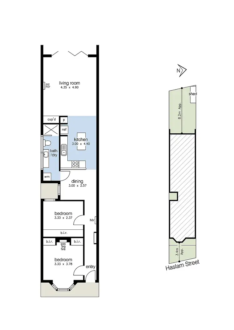 Floorplan of Homely house listing, 17 Haslam Street, Williamstown VIC 3016
