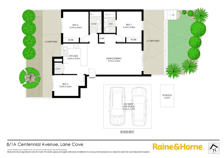Floorplan of Homely apartment listing, 8/1A Centennial Avenue, Lane Cove NSW 2066