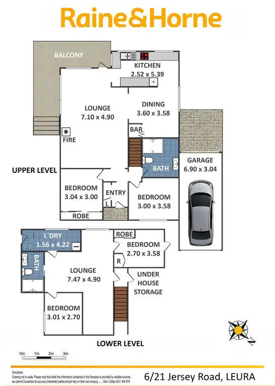 Floorplan of Homely villa listing, 6/21 Jersey Avenue, Leura NSW 2780