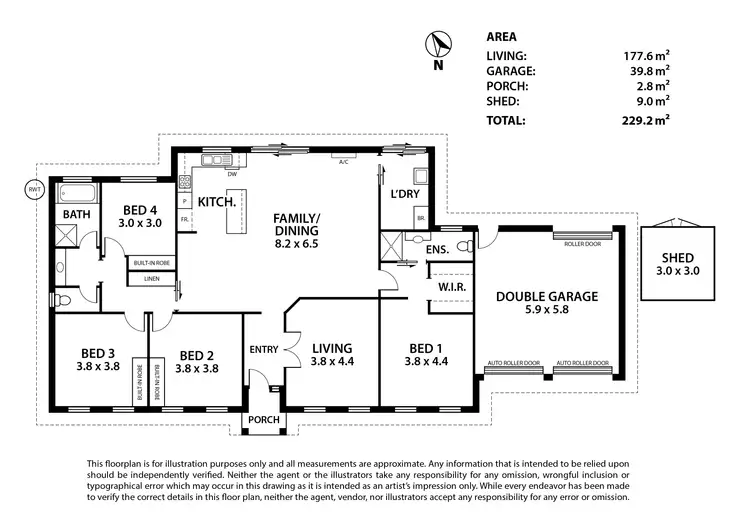 Floorplan of Homely house listing, 1 Burgess Court, Strathalbyn SA 5255