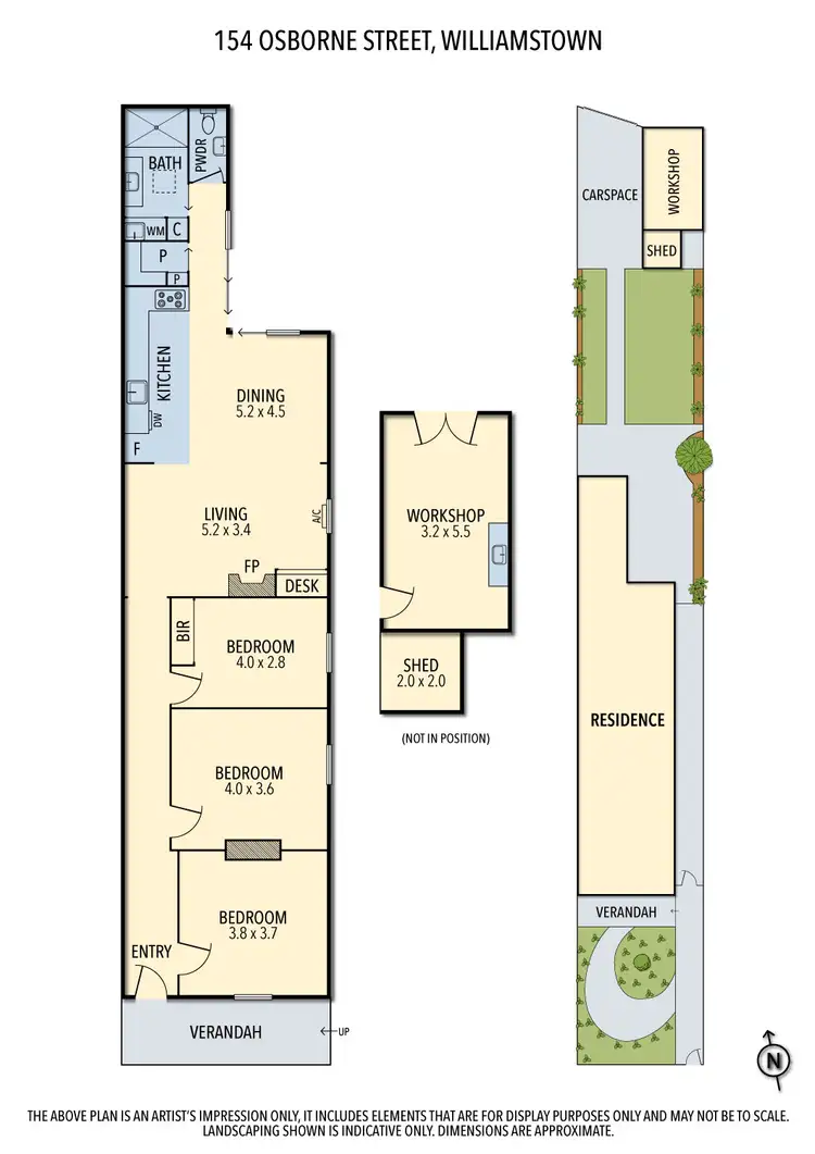 Floorplan of Homely house listing, 154 Osborne Street, Williamstown VIC 3016