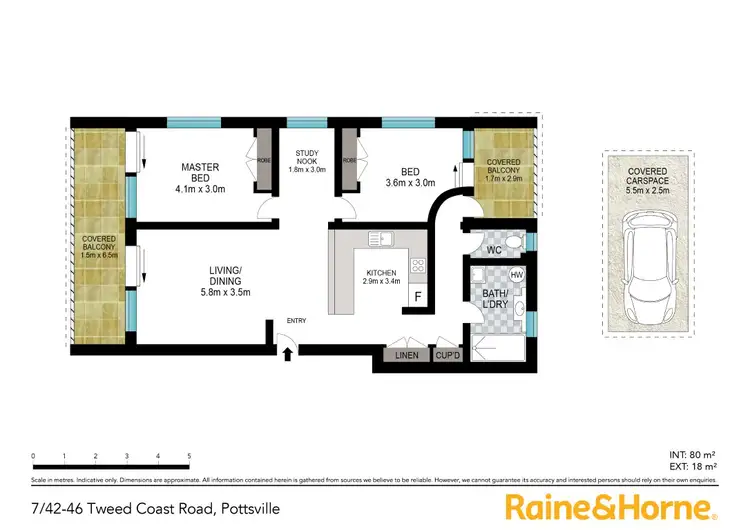 Floorplan of Homely unit listing, 7/42-46 Tweed Coast Road, Pottsville NSW 2489