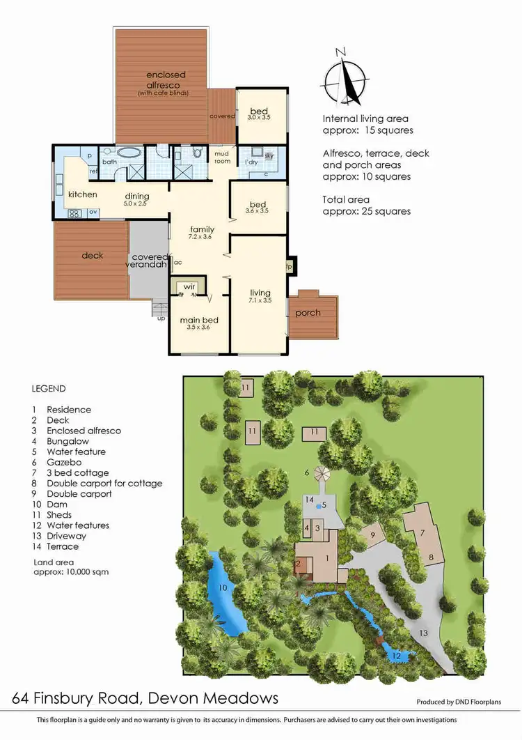 Floorplan of Homely rural property listing, 64 Finsbury Road, Devon Meadows VIC 3977