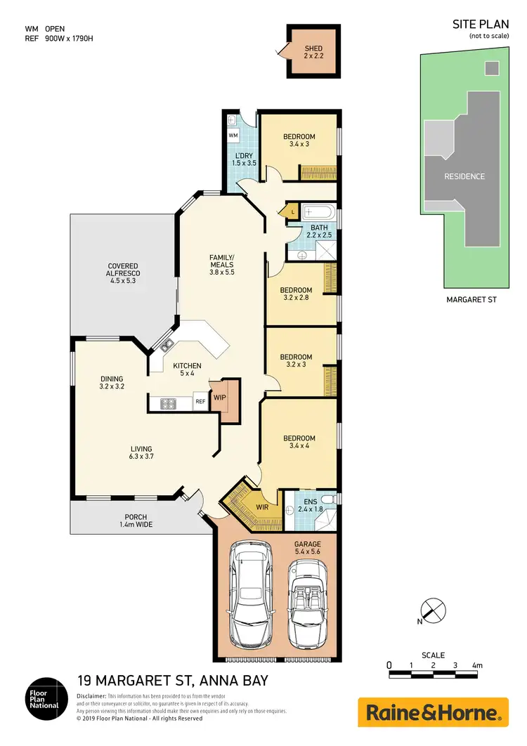 Floorplan of Homely house listing, 19 Margaret Street, Anna Bay NSW 2316