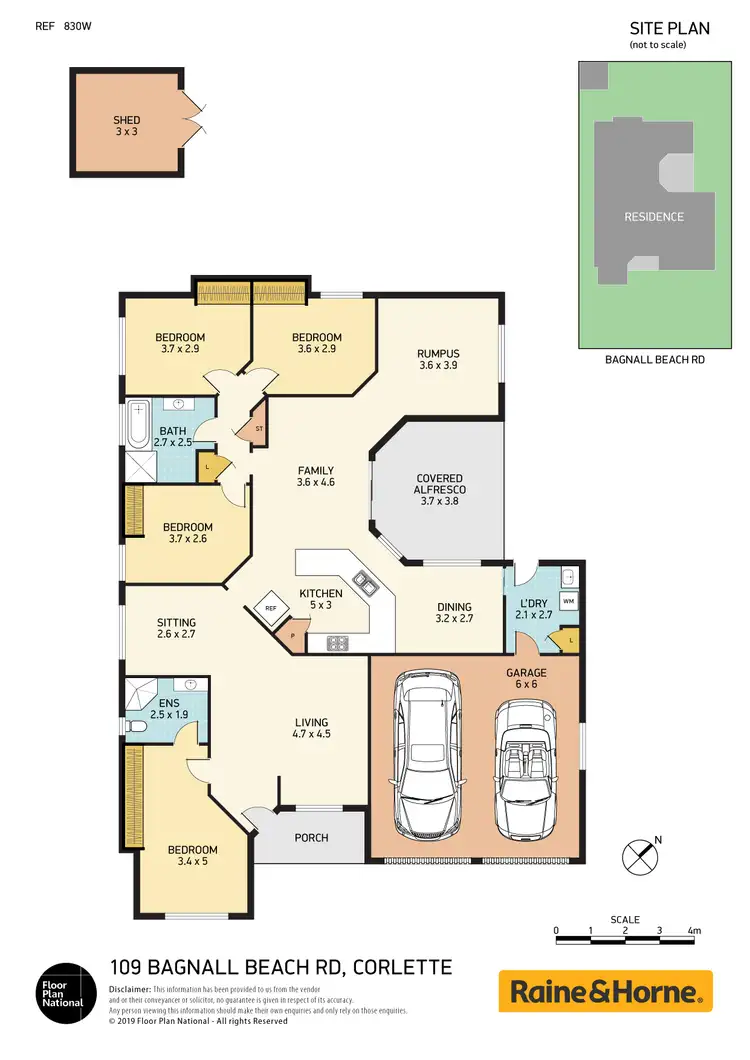 Floorplan of Homely house listing, 109 Bagnall Beach Road, Corlette NSW 2315