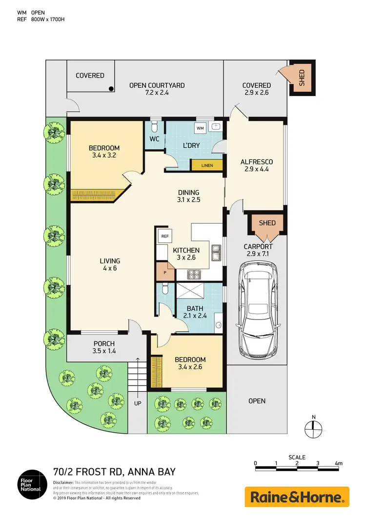 Floorplan of Homely villa listing, 70/2 Frost Road "Seawinds Village", Anna Bay NSW 2316