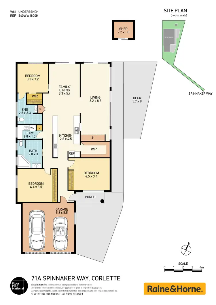 Floorplan of Homely house listing, 71A Spinnaker Way, Corlette NSW 2315