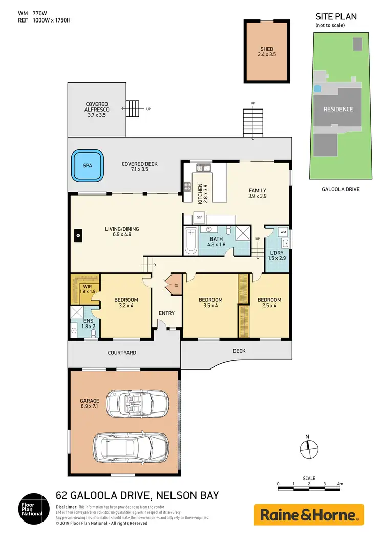 Floorplan of Homely house listing, 62 Galoola Drive, Nelson Bay NSW 2315