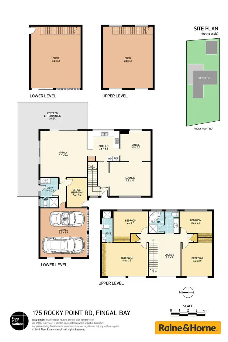 Floorplan of Homely house listing, 175 Rocky Point Road, Fingal Bay NSW 2315
