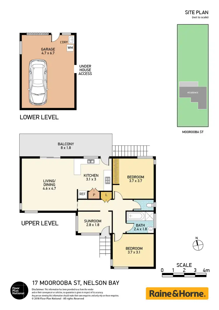 Floorplan of Homely house listing, 17 Moorooba Cres, Nelson Bay NSW 2315