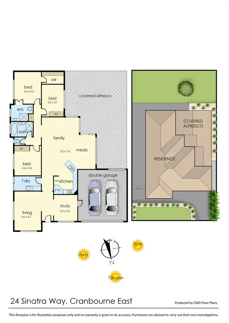 Floorplan of Homely house listing, 24 Sinatra Way, Cranbourne East VIC 3977